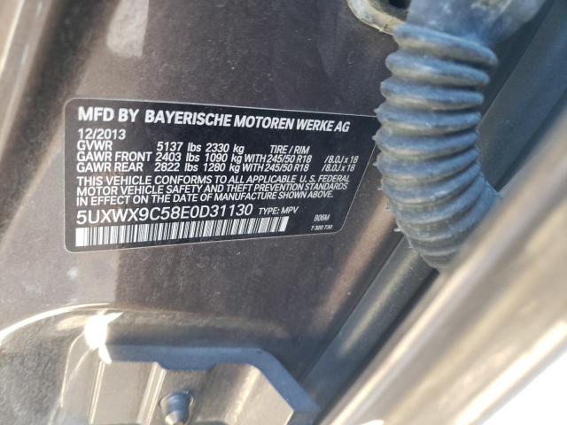 5UXWX9C58E0D31130 BMW X3 Xdrive28i