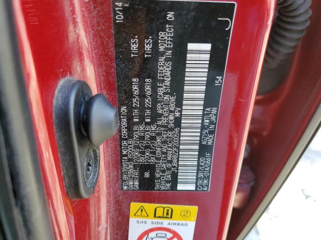 JTJBARBZ2F2000596 Lexus NX 200T