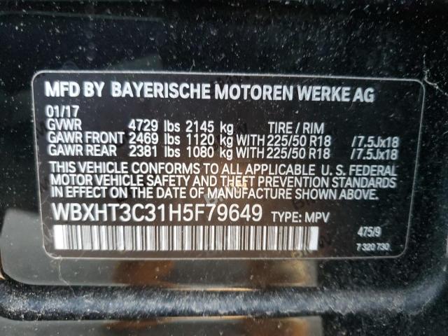 WBXHT3C31H5F79649 BMW X1 Xdrive28i
