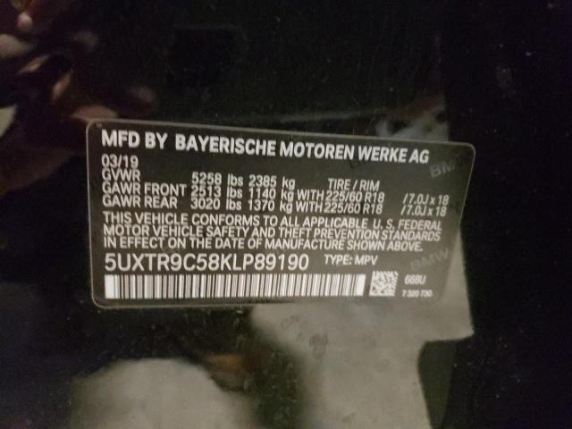 5UXTR9C58KLP89190 BMW X3 Xdrive30i
