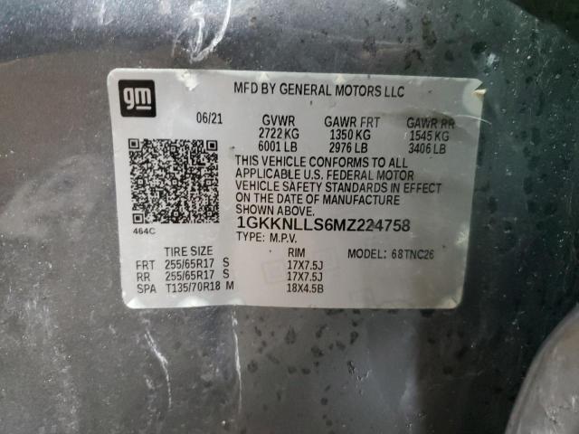 1GKKNLLS6MZ224758 GMC Acadia At4