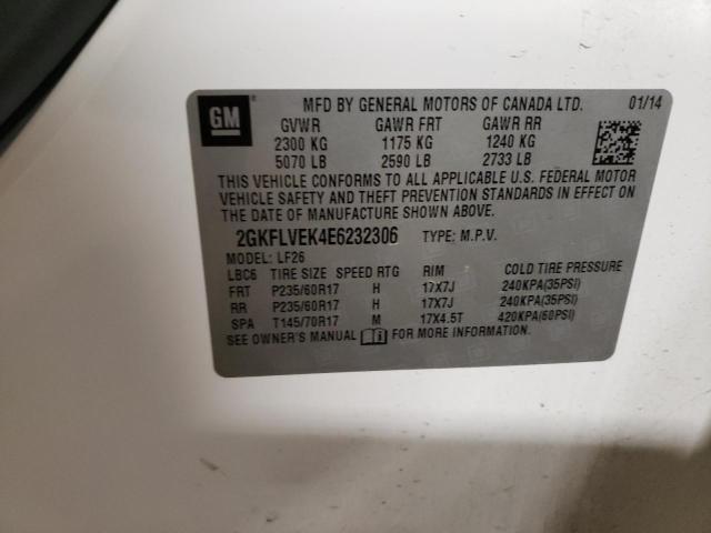 2GKFLVEK4E6232306 GMC Terrain Sle