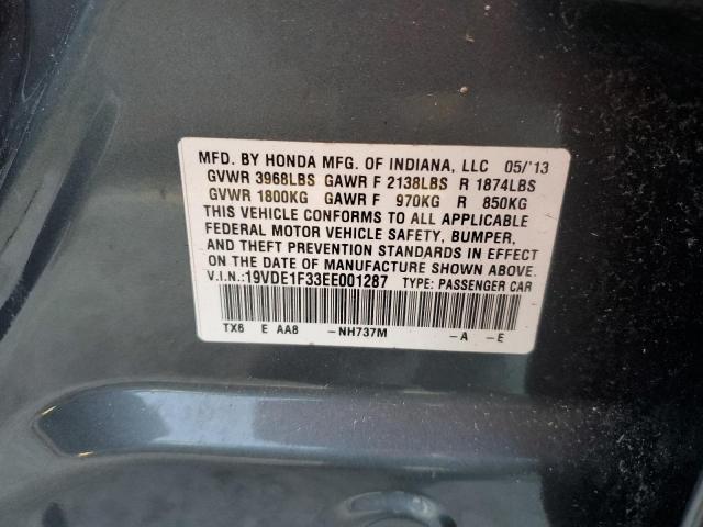 19VDE1F33EE001287 Acura ILX 20
