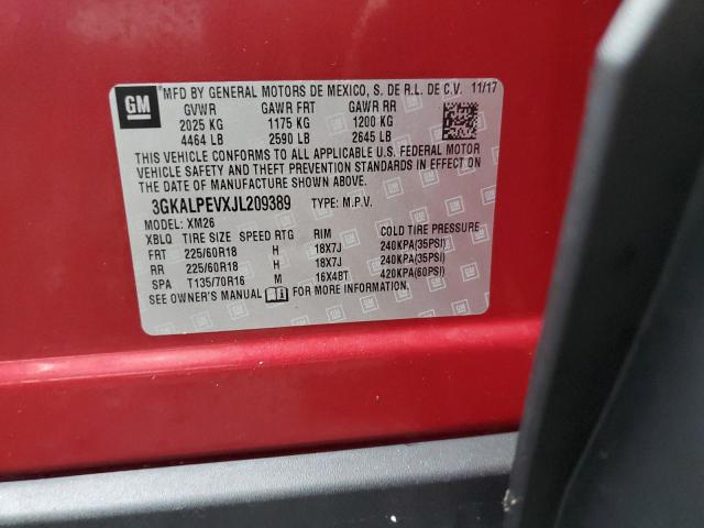 3GKALPEVXJL209389 GMC Terrain Slt