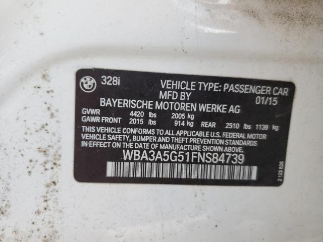 WBA3A5G51FNS84739 BMW 328 I