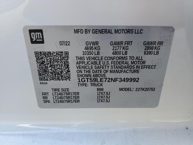 1GT59LE72NF349992 GMC Sierra K2500 Heavy Duty