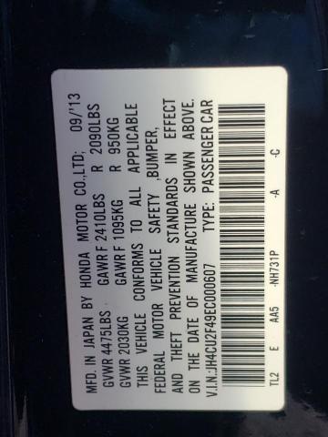 JH4CU2F49EC000607 Acura TSX