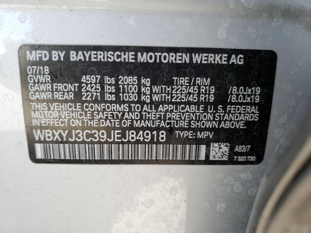 WBXYJ3C39JEJ84918 BMW X2 Sdrive28i