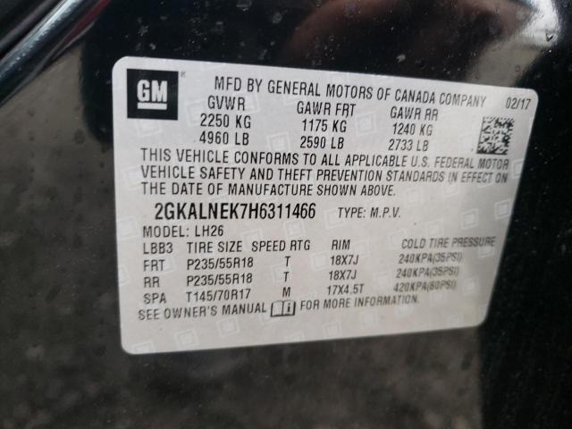 2GKALNEK7H6311466 GMC Terrain Sle