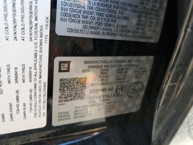 1GTU9EET6LZ353852 GMC Sierra K1500 At4