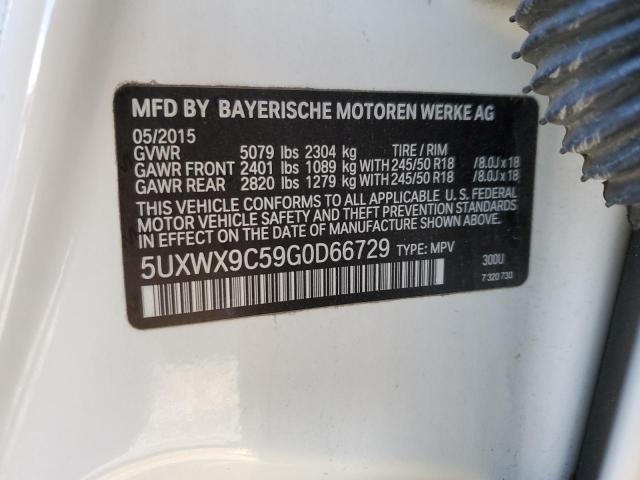 5UXWX9C59G0D66729 BMW X3 Xdrive28i