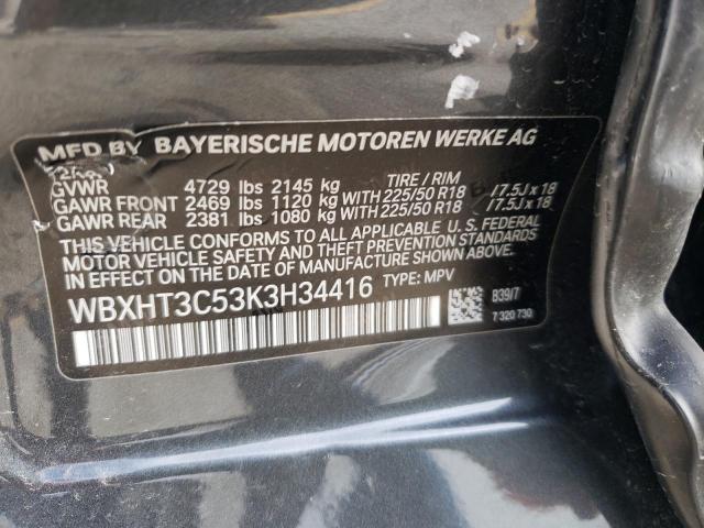 WBXHT3C53K3H34416 BMW X1 Xdrive28i