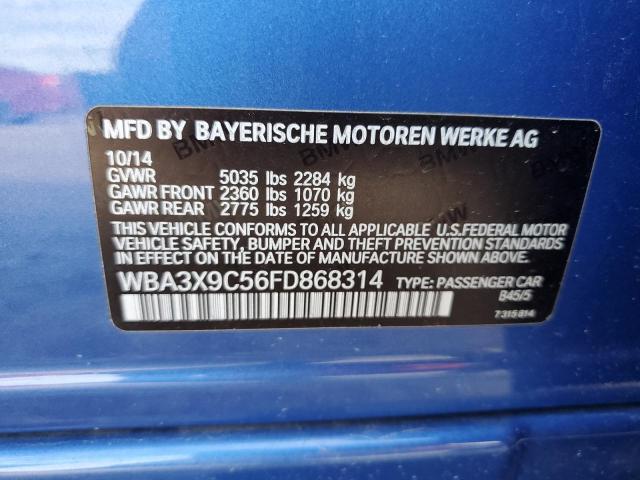WBA3X9C56FD868314 BMW 335 Xigt