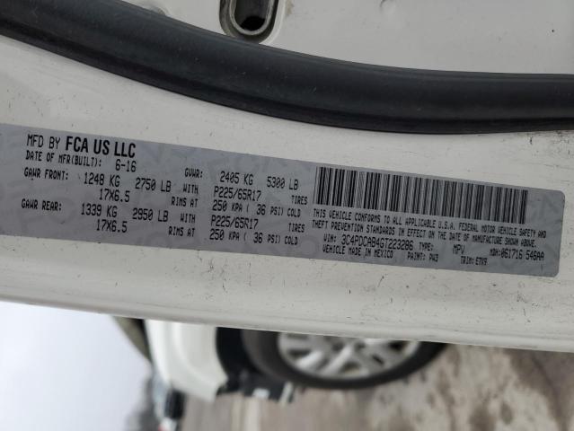 3C4PDCAB4GT223286 Dodge JOURNEY SE