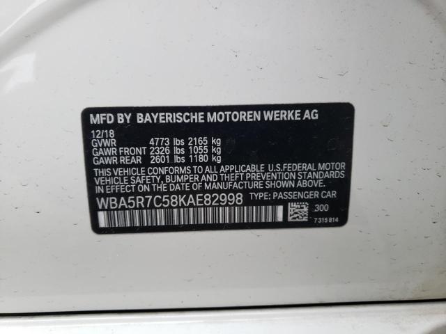 WBA5R7C58KAE82998 BMW 330XI