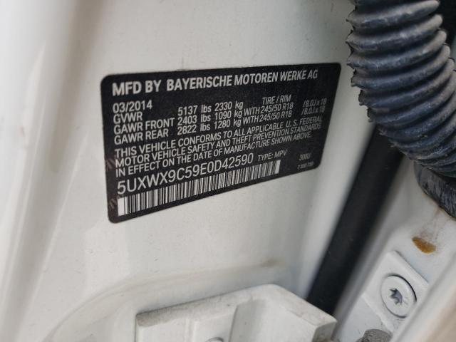 5UXWX9C59E0D42590 BMW X3 Xdrive28i