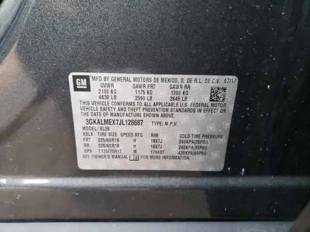 3GKALMEX7JL128687 GMC Terrain Sle