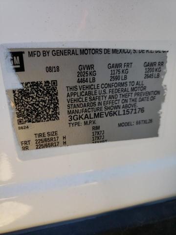 3GKALMEV6KL157176 GMC Terrain Sle