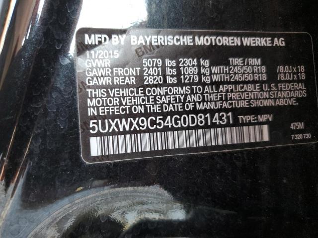 5UXWX9C54G0D81431 BMW X3 Xdrive28i