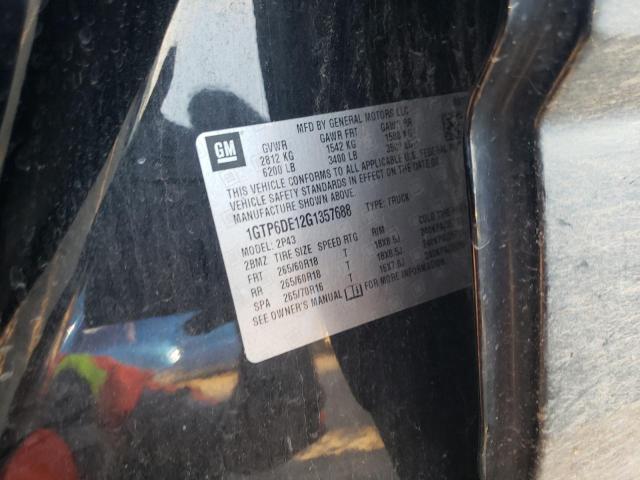 1GTP6DE12G1357688 GMC CANYON SLT