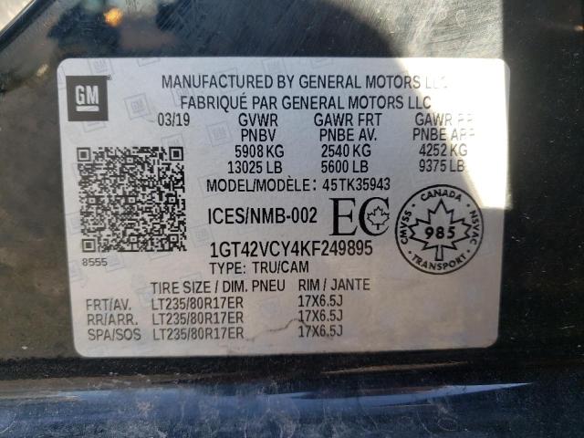 1GT42VCY4KF249895 GMC Sierra K3500 Slt