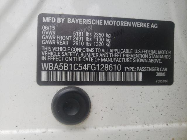 WBA5B1C54FG128610 BMW 535 I