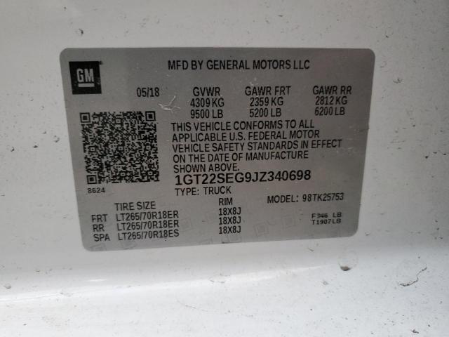 1GT22SEG9JZ340698 GMC Sierra K2500 Sle