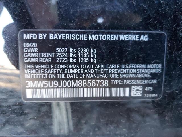 3MW5U9J00M8B56738 BMW M340XI