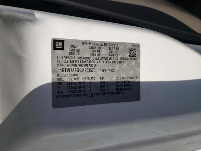 1GTW7AFG1J1903575 GMC Savana G2500