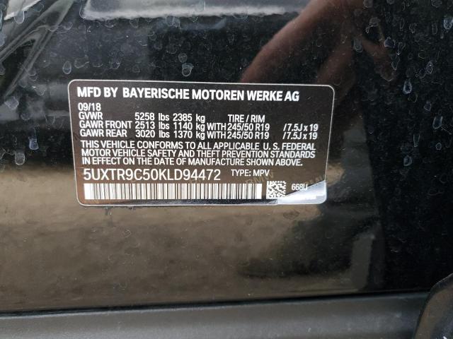 5UXTR9C50KLD94472 BMW X3 Xdrive30i