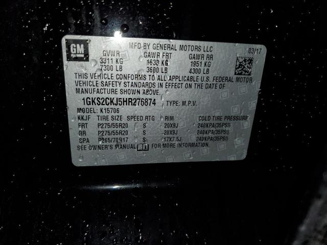 1GKS2CKJ5HR276874 GMC YUKON DENALI
