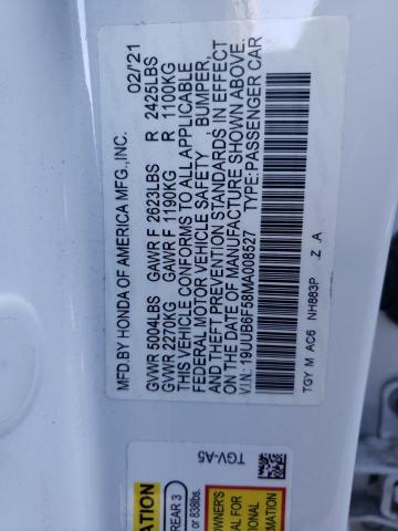 19UUB6F58MA008527 Acura Tlx Tech A