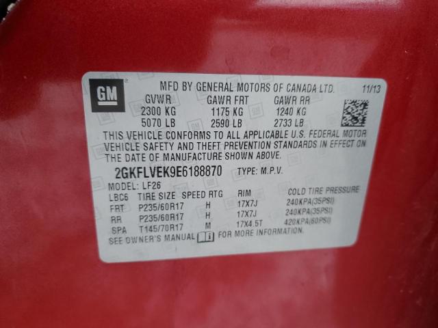 2GKFLVEK9E6188870 GMC Terrain Sle