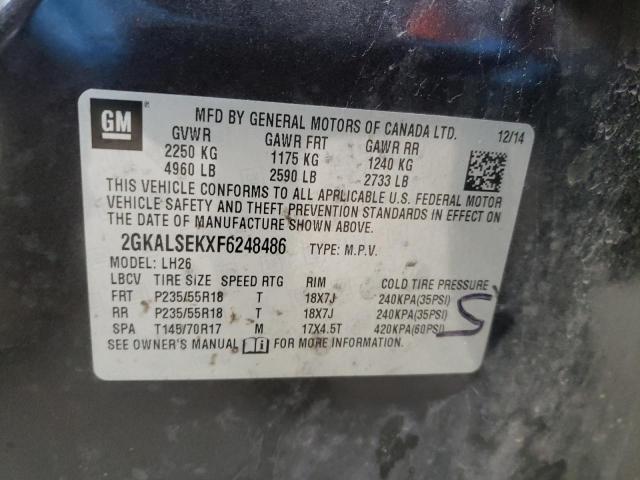 2GKALSEKXF6248486 GMC Terrain Slt