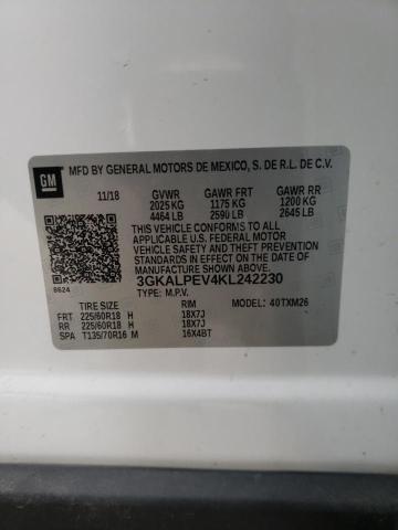 3GKALPEV4KL242230 GMC Terrain Slt