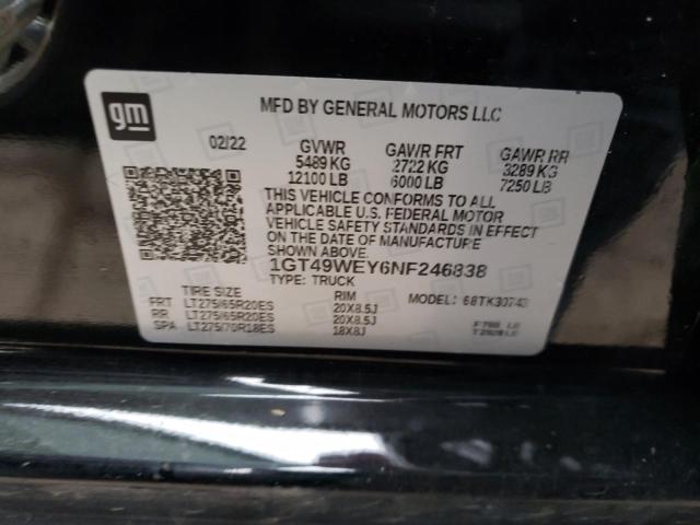 1GT49WEY6NF246838 GMC Sierra K3500 Denali