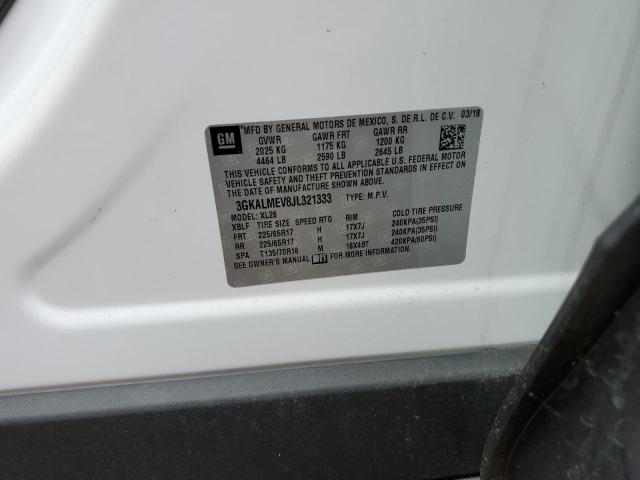 3GKALMEV8JL321333 GMC Terrain Sle