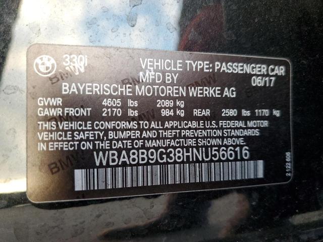 WBA8B9G38HNU56616 BMW 330 I