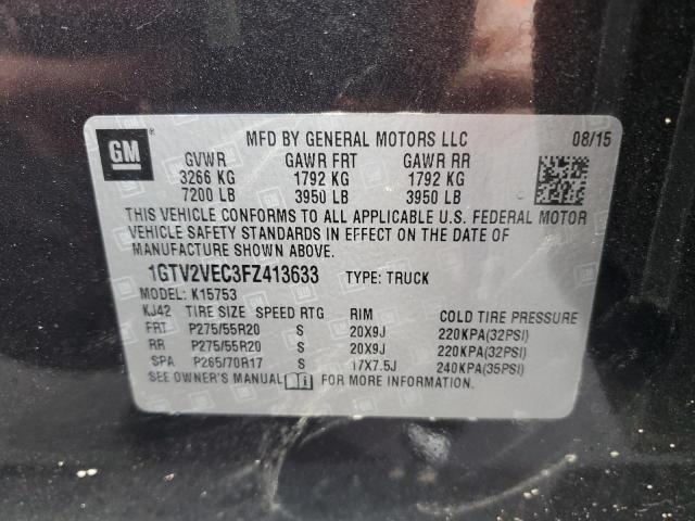 1GTV2VEC3FZ413633 GMC Sierra K1500 Slt