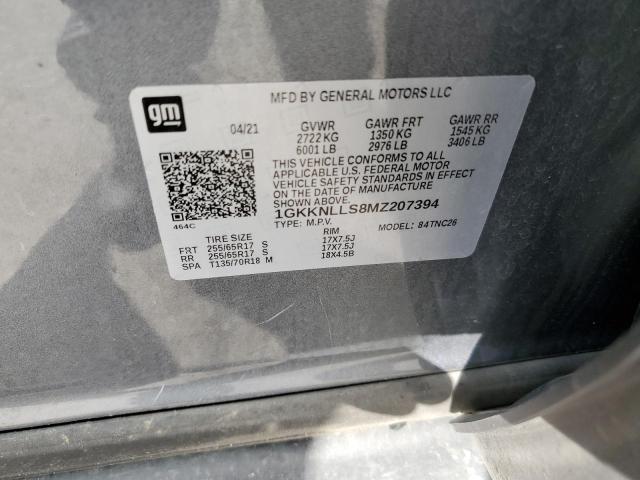 1GKKNLLS8MZ207394 GMC Acadia At4