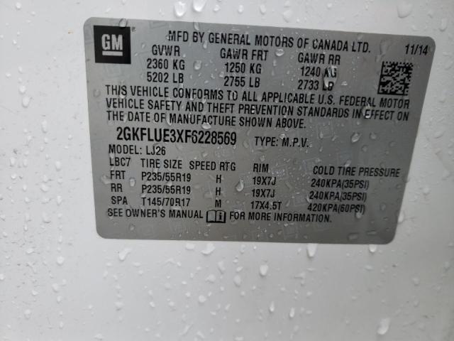 2GKFLUE3XF6228569 GMC Terrain Denali