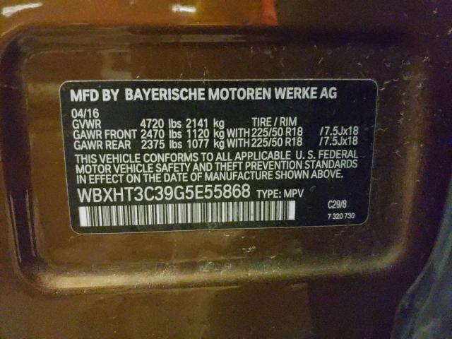 WBXHT3C39G5E55868 BMW X1 Xdrive28i