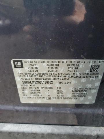 3GKALMEX9JL180662 GMC Terrain Sle