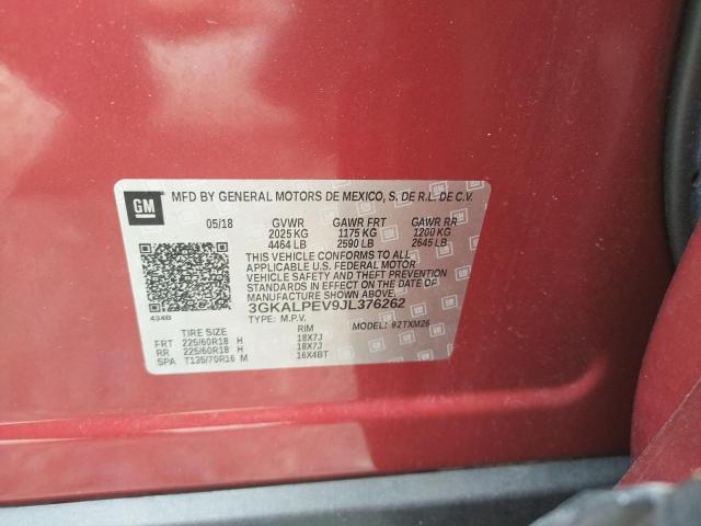 3GKALPEV9JL376262 GMC Terrain Slt