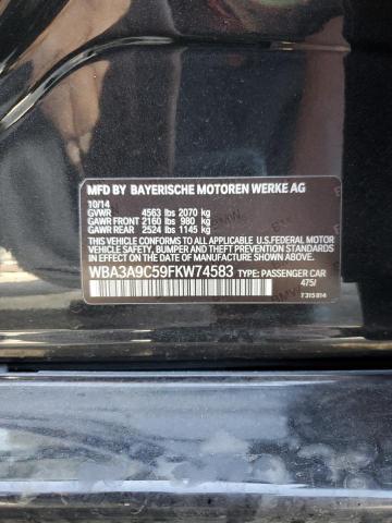 WBA3A9C59FKW74583 BMW 335 I