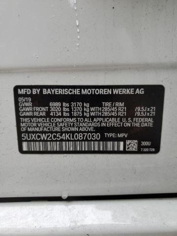 5UXCW2C54KL087030 BMW X7 Xdrive40i