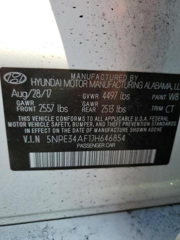 5NPE34AF1JH646854 Hyundai Sonata Sport