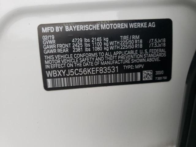 WBXYJ5C56KEF83531 BMW X2 Xdrive28i