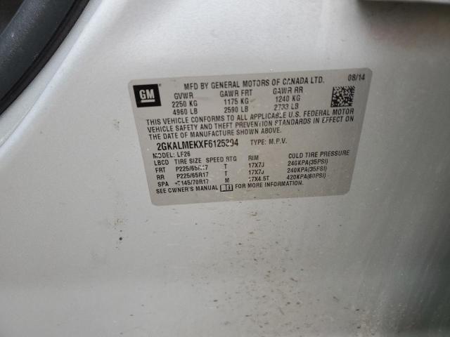2GKALMEKXF6125394 GMC Terrain Sle