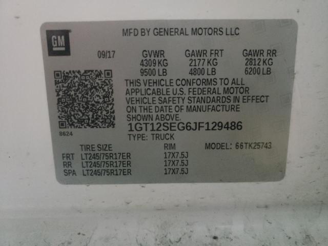 1GT12SEG6JF129486 GMC Sierra K2500 Sle